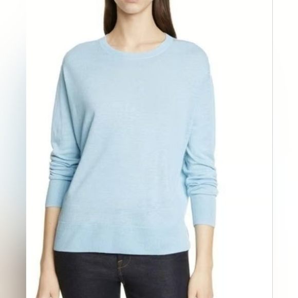 Charter Club Luxury Blue 100% Cashmere Crew Neck Sweater Size 1X NWT - Picture 1 of 9